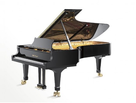 Piano Gran cola Auditorium 275 cm negro nuevo a estrenar.  TRANSPORTE GRATUITO.