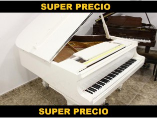 OFERTA PIANO COLA NUEVO BLANCO 160cm PIANOSLOWCOST.ES